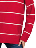 Zenana Round Neck Stripe Sweater - Trendsi - Flyclothing LLC