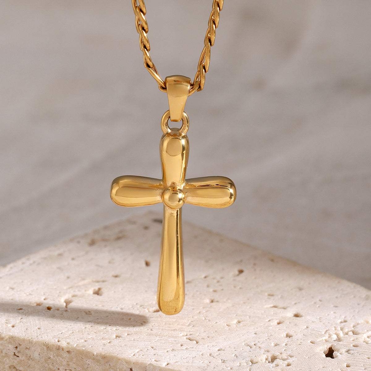 Stainless Steel Cross Necklace - Trendsi - Flyclothing LLC