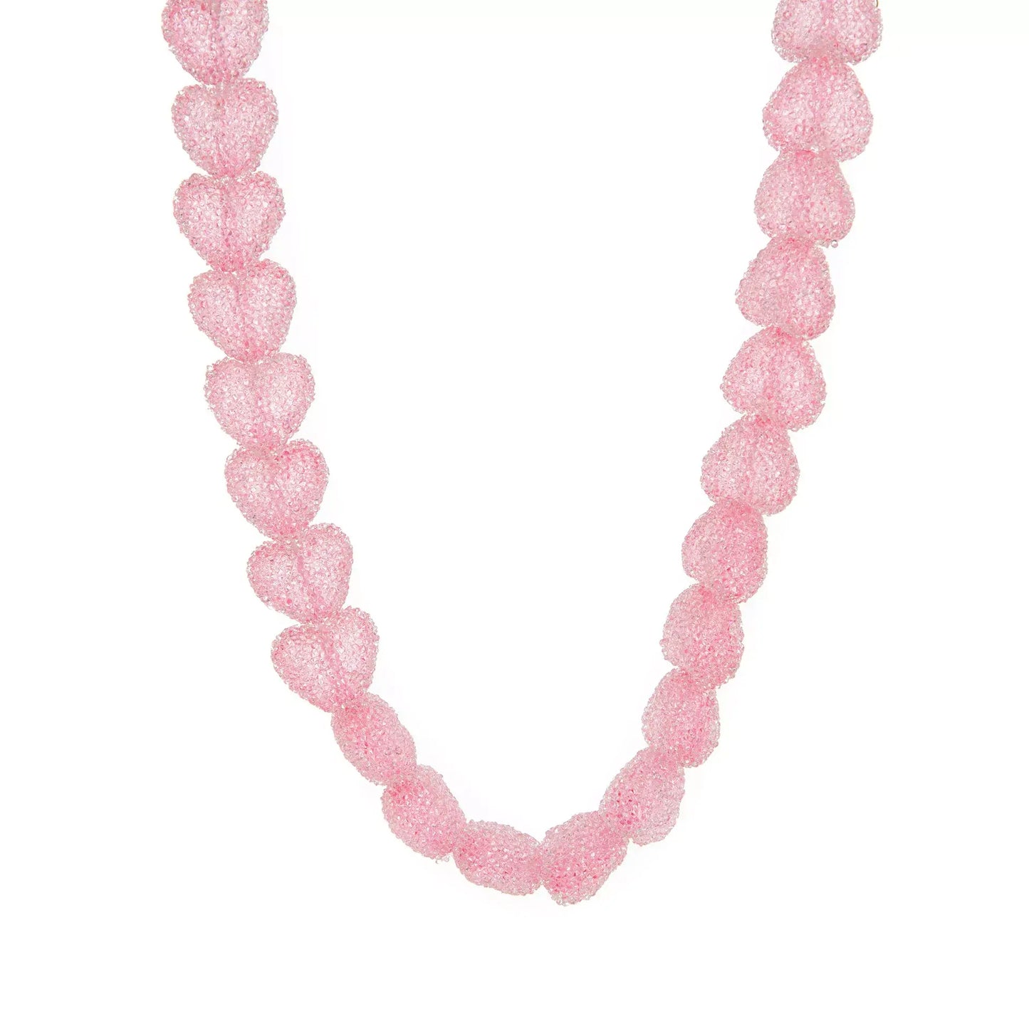 Colorful Resin Heart Necklace - Trendsi - Flyclothing LLC