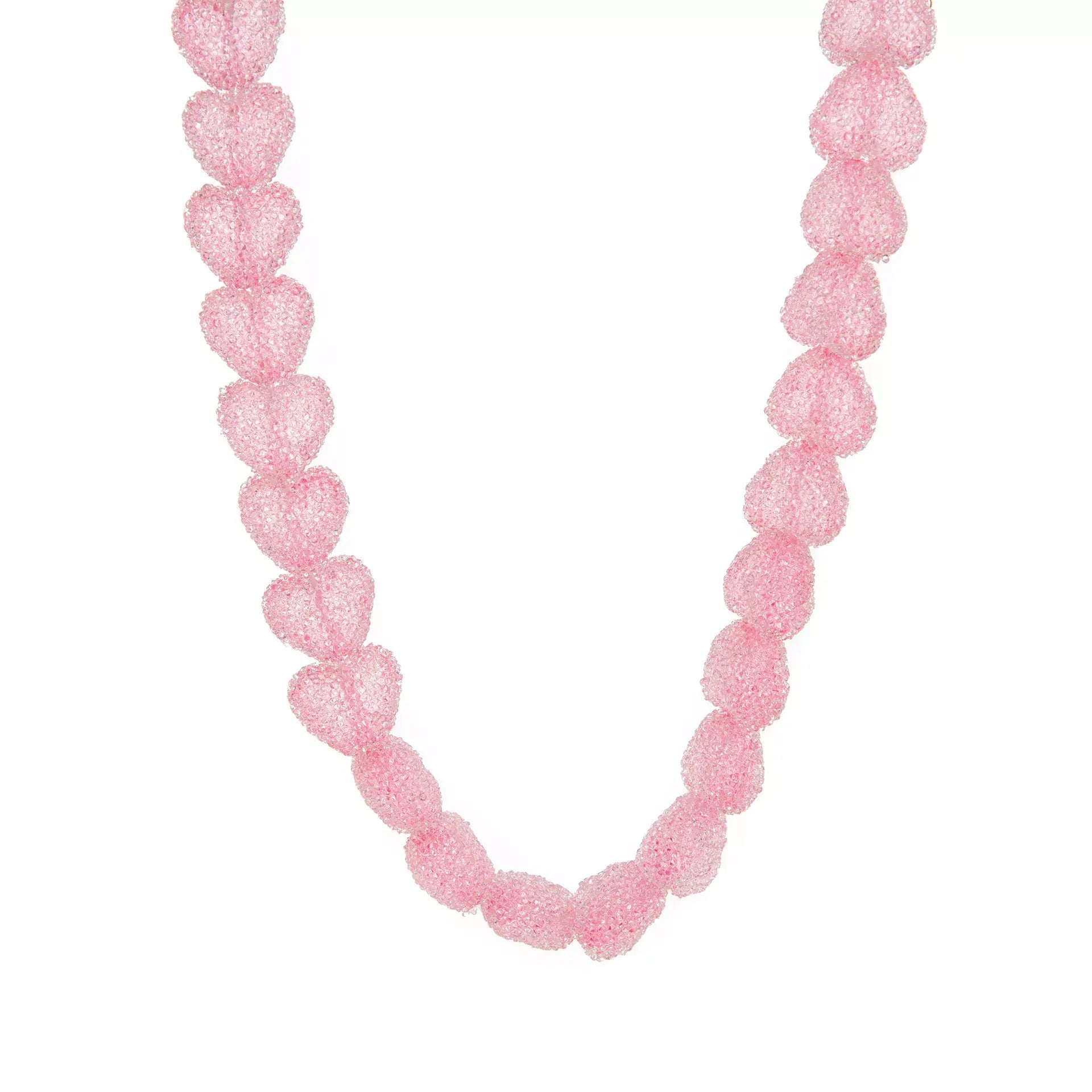 Colorful Resin Heart Necklace - Trendsi - Flyclothing LLC