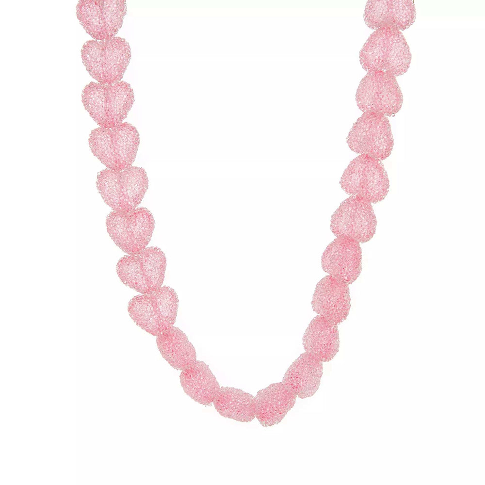 Colorful Resin Heart Necklace - Trendsi - Flyclothing LLC