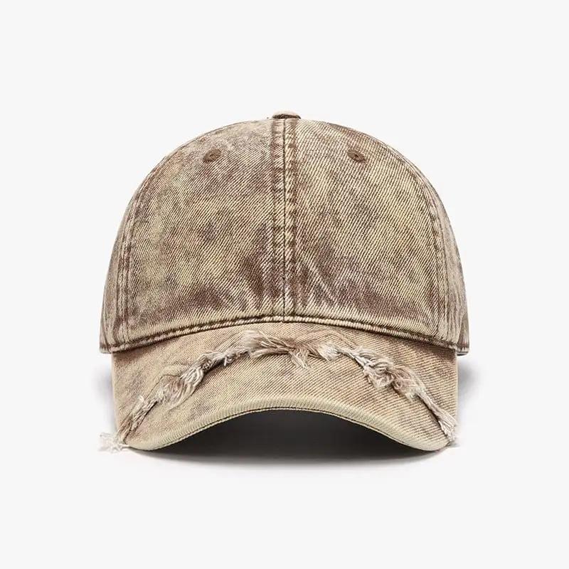 Fringe Adjustable Cotton Baseball Cap - Trendsi