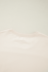 Slit Color Block Long Sleeve Sweatshirt - Trendsi - Flyclothing LLC