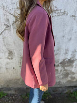 Full Size Collared Neck Long Sleeve Blazer - Trendsi - Flyclothing LLC
