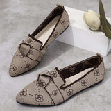 Mesh Point Toe Flat Slip-Ons - Trendsi - Flyclothing LLC