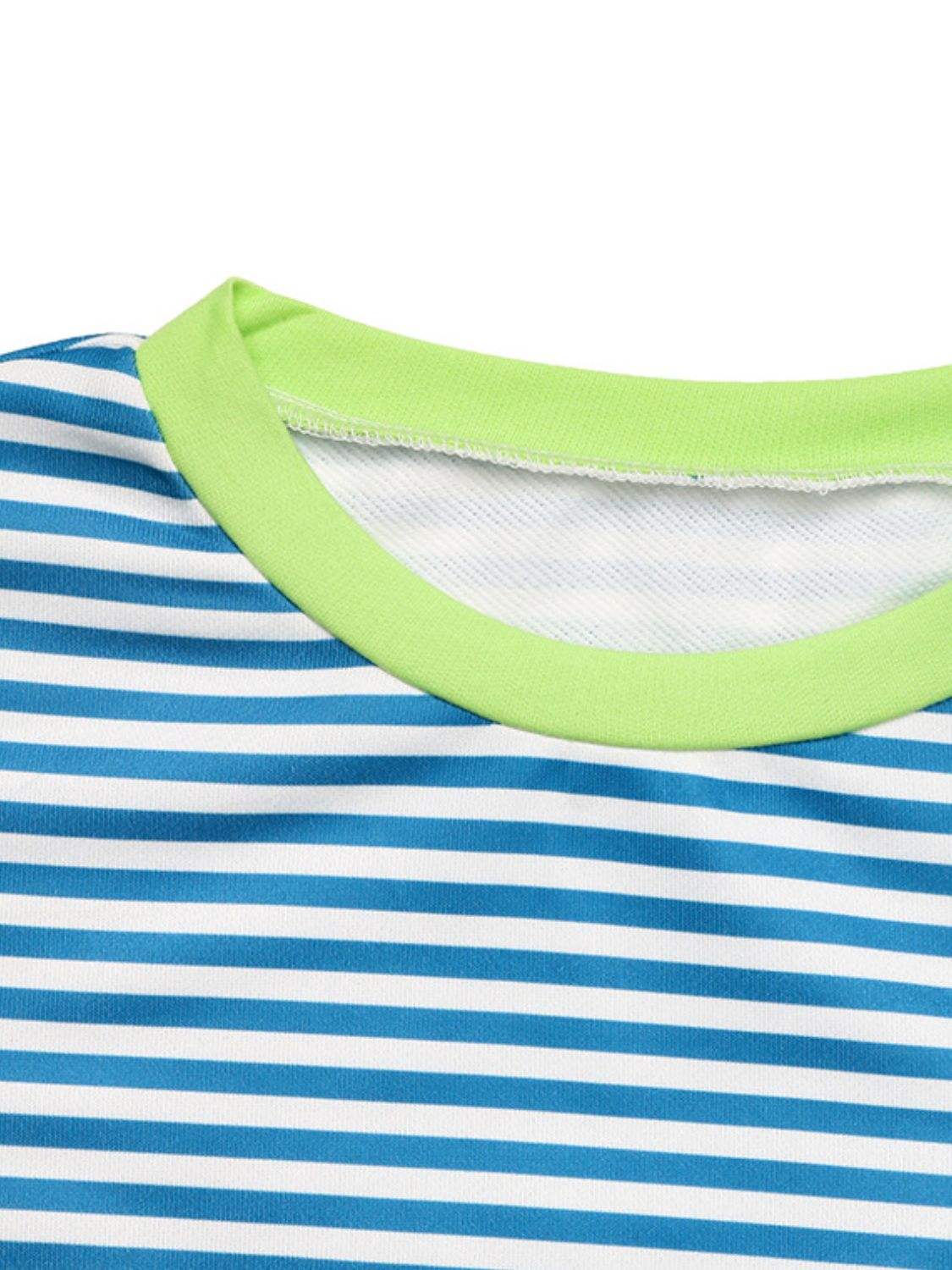 Perfee Striped Round Neck Long Sleeve Sweatshirt - Trendsi - Flyclothing LLC