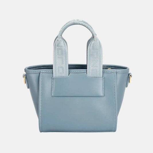 David Jones Small Handbag with Embossed Pattern Handles - Trendsi - Flyclothing LLC