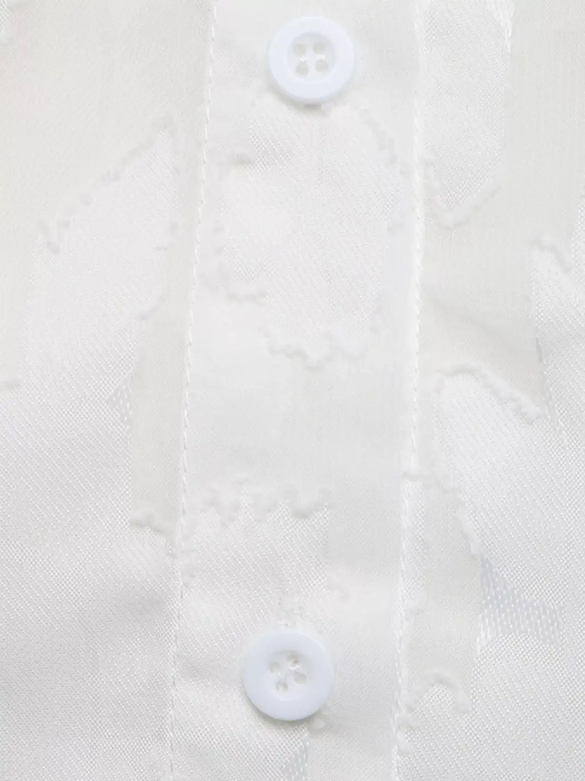 Sheer Button-Down Shirt - Trendsi - Flyclothing LLC