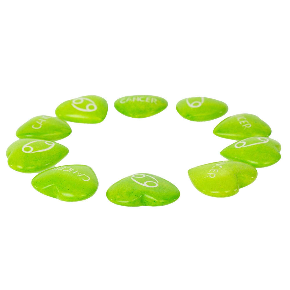 Zodiac Soapstone Hearts, Pack of 5: CANCER - SMOLArt - Flyclothing LLC