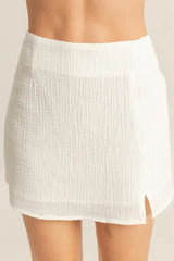 HYFVE Ruched Bra Top and Mini Skirt Set - Trendsi - Flyclothing LLC