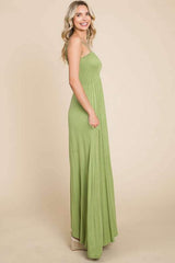 Culture Code Full Size Smocked Cami Maxi Dress with Pockets - Trendsi - Flyclothing LLC