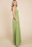 Culture Code Full Size Smocked Cami Maxi Dress with Pockets - Trendsi