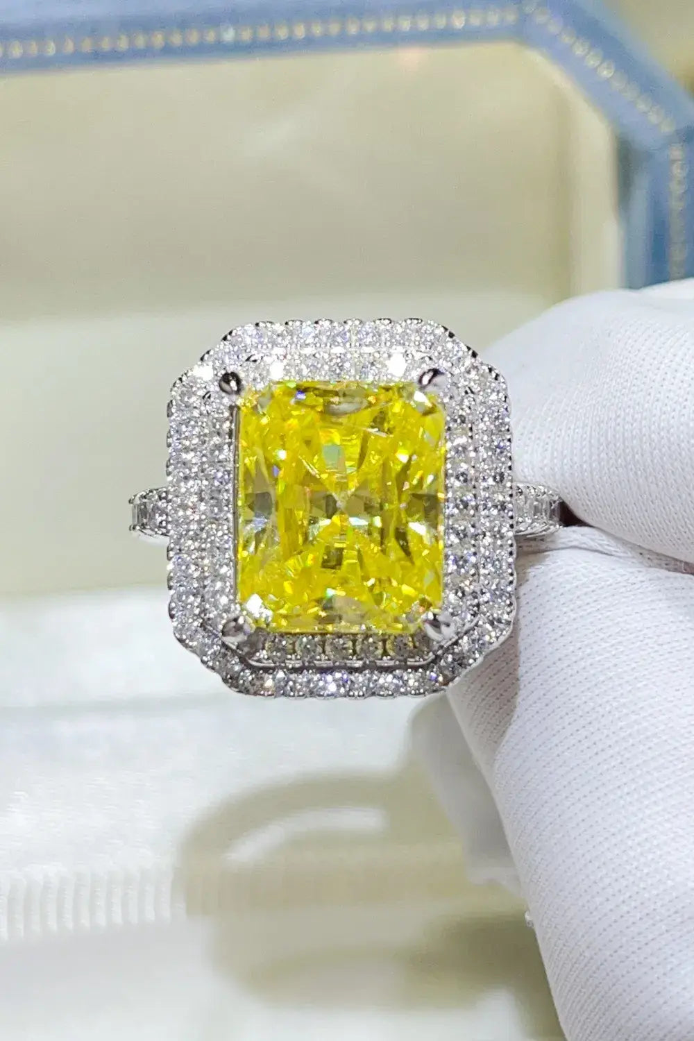 2 Carat Moissanite 925 Sterling Silver Ring - Trendsi - Flyclothing LLC