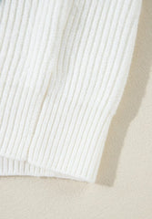 Heart Sequin Round Neck Long Sleeve Sweater - Trendsi