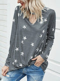 Cutout Round Neck Long Sleeve T-Shirt - Trendsi