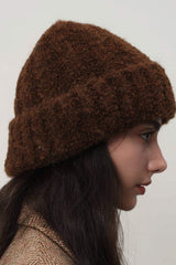 Solid Color Thermal Knit Hat - Trendsi - Flyclothing LLC