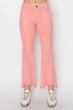 RISEN Raw Hem Bootcut Jeans with Pockets - Trendsi - Flyclothing LLC
