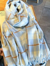 Classic Plaid Fringe Scarf - Trendsi - Flyclothing LLC