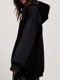 Pocketed Dropped Shoulder Long Sleeve Hoodie - Trendsi - Flyclothing LLC