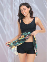Printed Wide Strap Two-Piece Swim Set - Trendsi - Flyclothing LLC