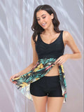 Printed Wide Strap Two-Piece Swim Set - Trendsi - Flyclothing LLC