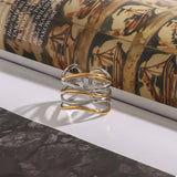 Two-Tone Open Ring - Trendsi - Flyclothing LLC