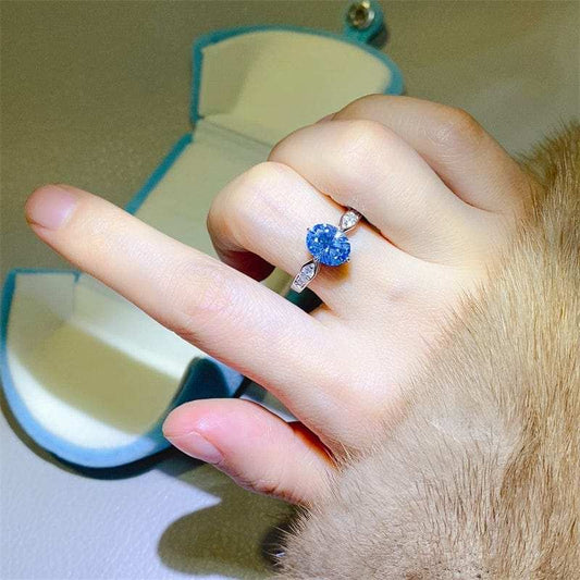 2 Carat Moissanite 925 Sterling Silver Ring - Trendsi - Flyclothing LLC