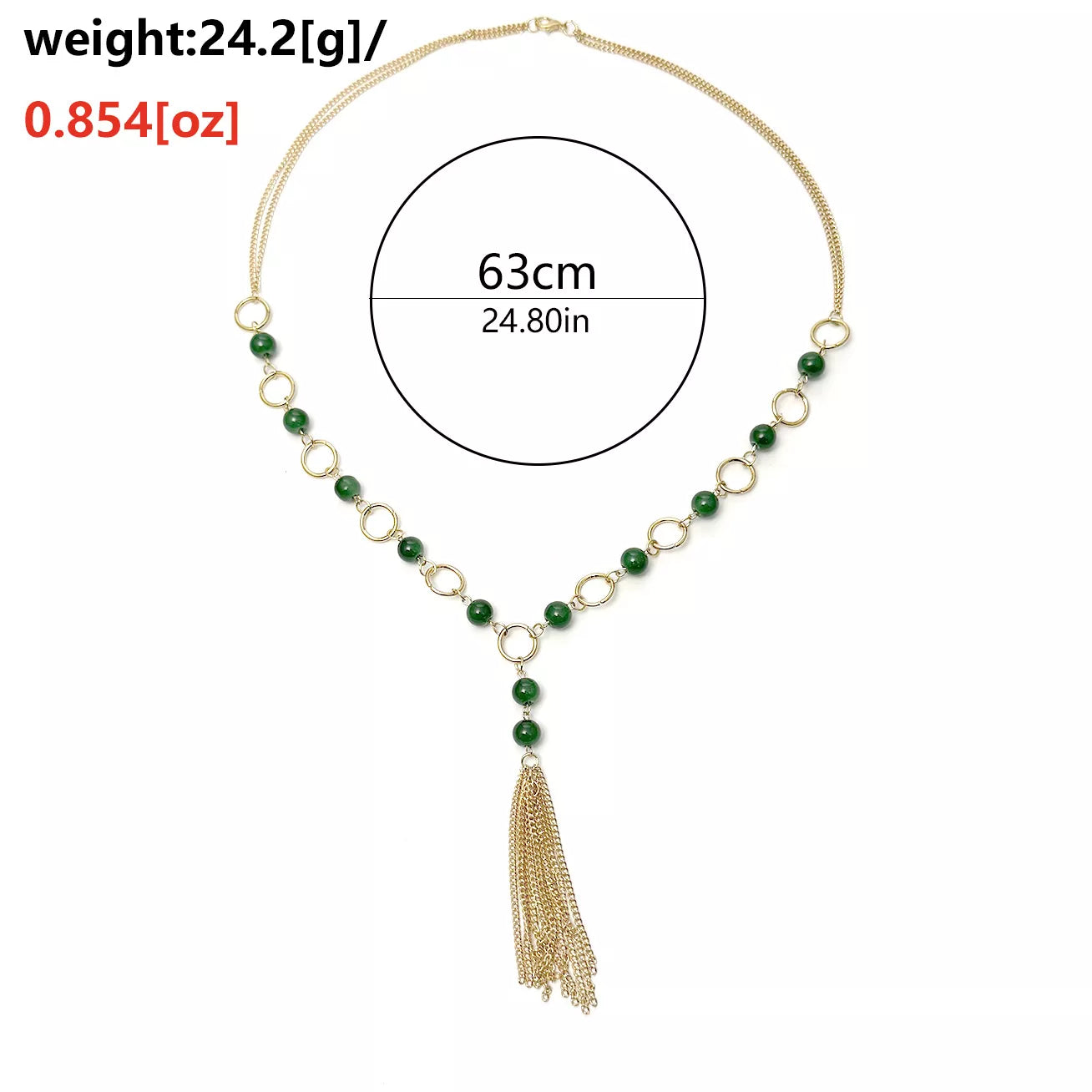 Elegant Tassel Pendant Necklace - Trendsi - Flyclothing LLC