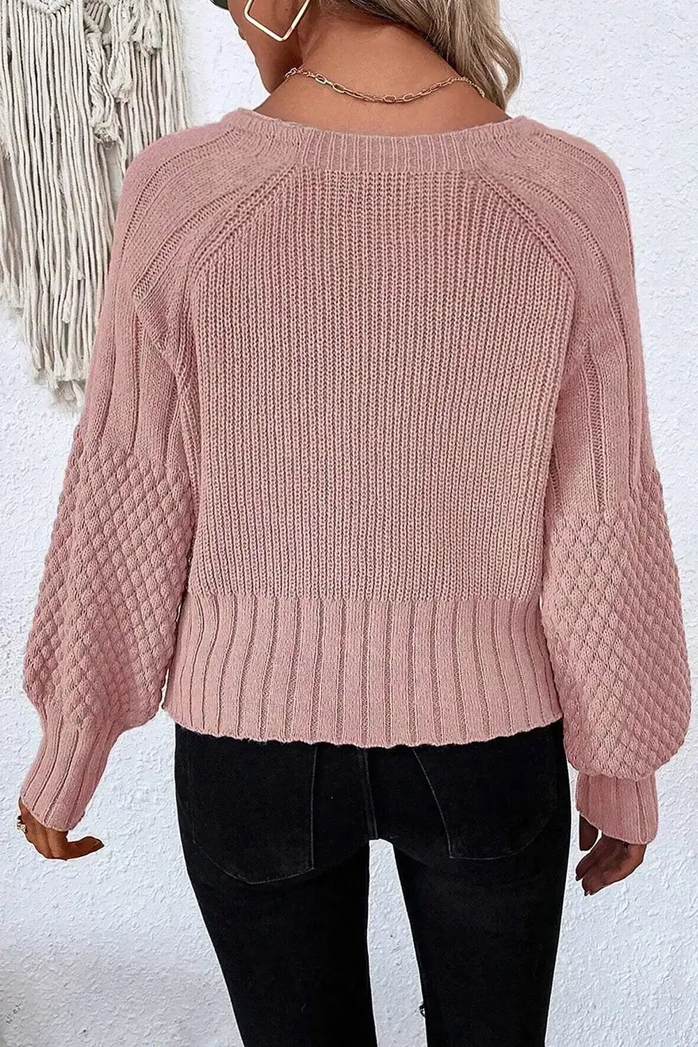V-Neck Button-Down Cardigan - Trendsi - Flyclothing LLC