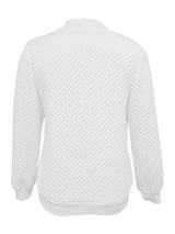 Textured Zip Up Long Sleeve Jacket - Trendsi - Flyclothing LLC
