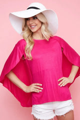 BiBi Fold Over Back Detailed Top - Trendsi - Flyclothing LLC