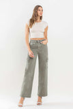Vervet by Flying Monkey 90's Super High Rise Cargo Jeans - Trendsi - Flyclothing LLC