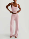 Scoop Neck Tank and Pants Set - Trendsi - Flyclothing LLC