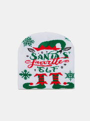 Christmas Pattern Knit Hat - Trendsi