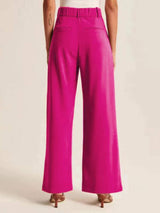 High Waist Wide Leg Pants - Trendsi - Flyclothing LLC