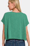 Zenana V-Neck Short Sleeve T-Shirt - Trendsi - Flyclothing LLC