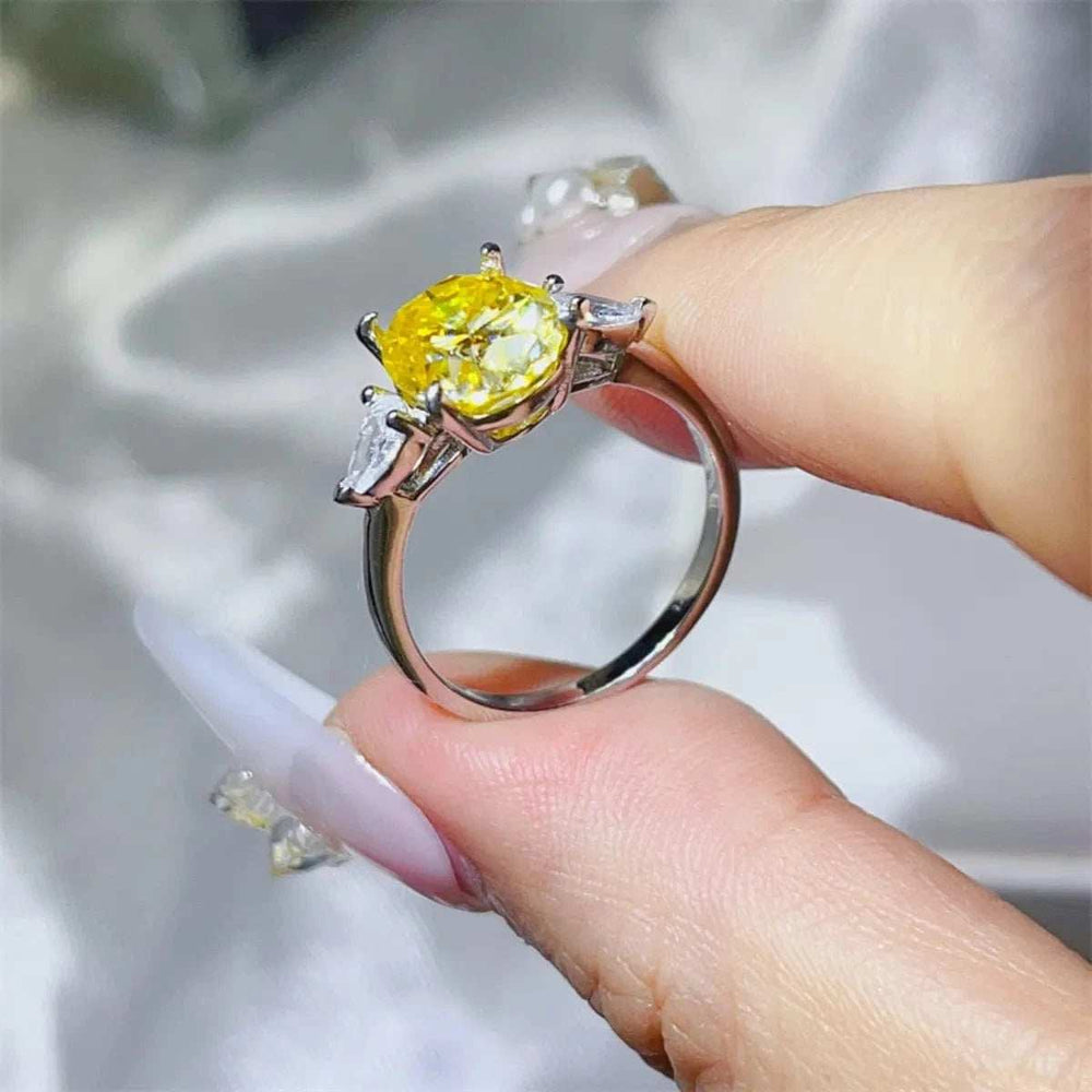 3 Carat Moissanite 925 Sterling Silver Ring - Trendsi - Flyclothing LLC