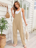 V-Neck Spaghetti Strap Jumpsuit - Trendsi - Flyclothing LLC
