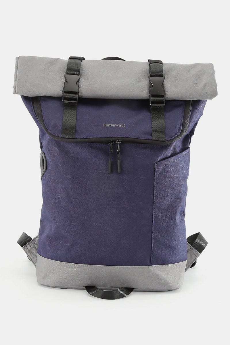 Himawari Contrast Waterproof Canvas Backpack Bag - Trendsi - Flyclothing LLC
