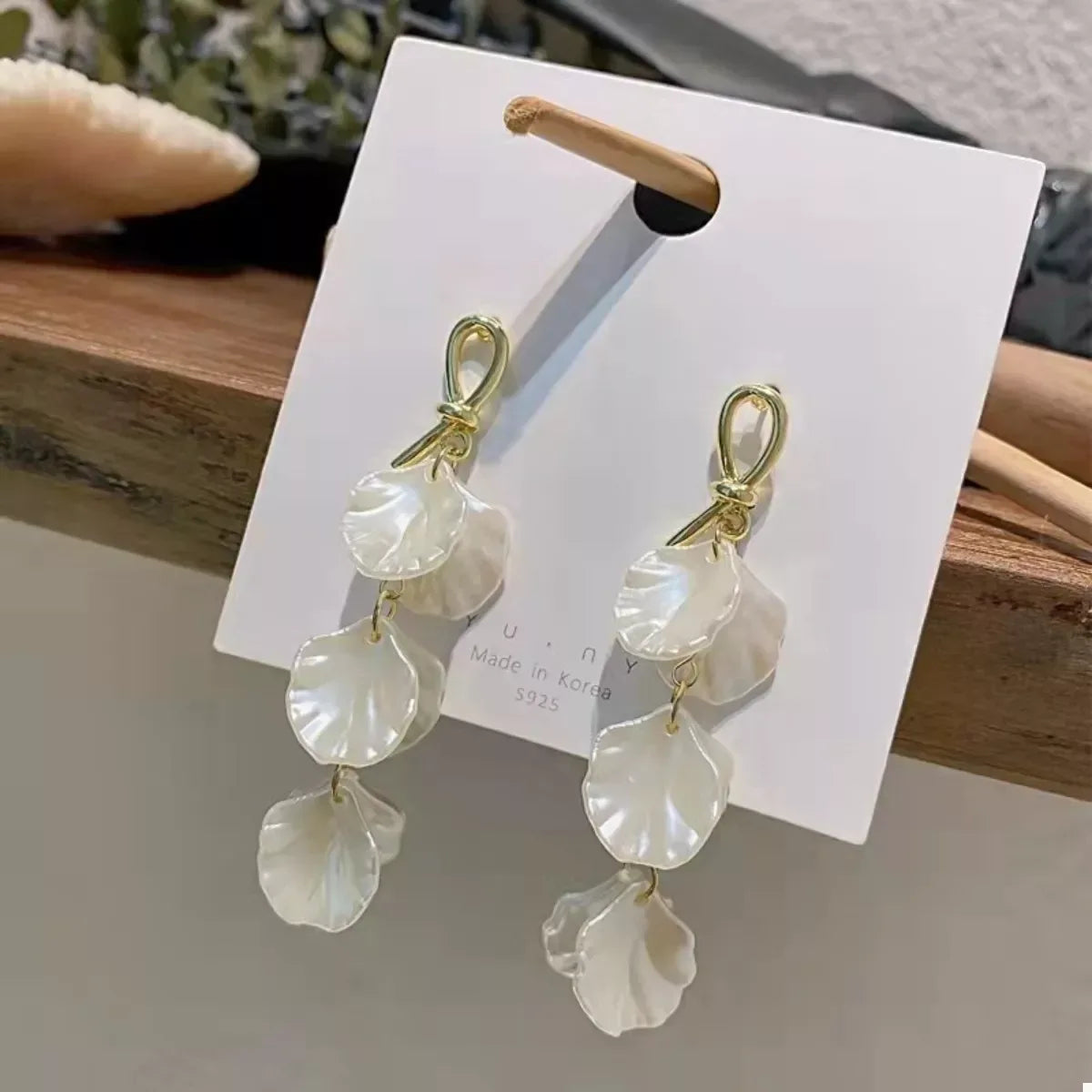 Shell Shape Drop Earrings - Trendsi - Flyclothing LLC