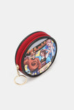 Nicole Lee USA Keychain Round Coin Purse - Trendsi