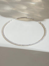 Stainless Steel Inlaid Zircon Necklace - Trendsi - Flyclothing LLC