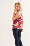 And The Why Floral Printed Casual Tank Top - Trendsi - Flyclothing LLC