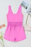 Drawstring Wide Strap Romper - Trendsi - Flyclothing LLC