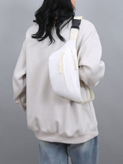 Oxford Cloth Adjustable Strap Sling Bag - Trendsi
