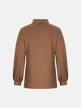 Full Size Mock Neck Long Sleeve T-Shirt - Trendsi - Flyclothing LLC