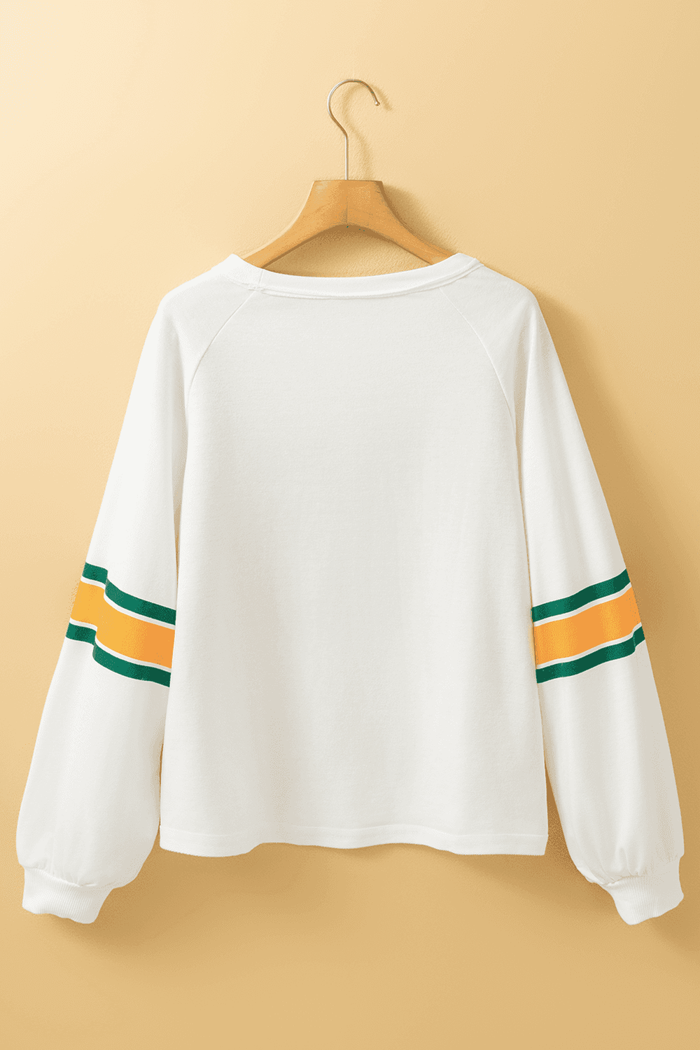 Number 76 Round Neck Long Sleeve Top - Trendsi - Flyclothing LLC