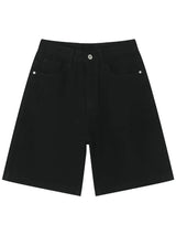 Men's Washed Denim Shorts with Pockets - Trendsi - Flyclothing LLC