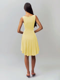 High-Low Round Neck Sleeveless Dress - Trendsi