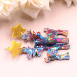Acrylic Christmas Reindeer Dangle Earrings - Trendsi - Flyclothing LLC
